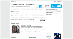 Desktop Screenshot of massachusettspennysaver.com