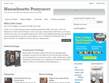 Tablet Screenshot of massachusettspennysaver.com